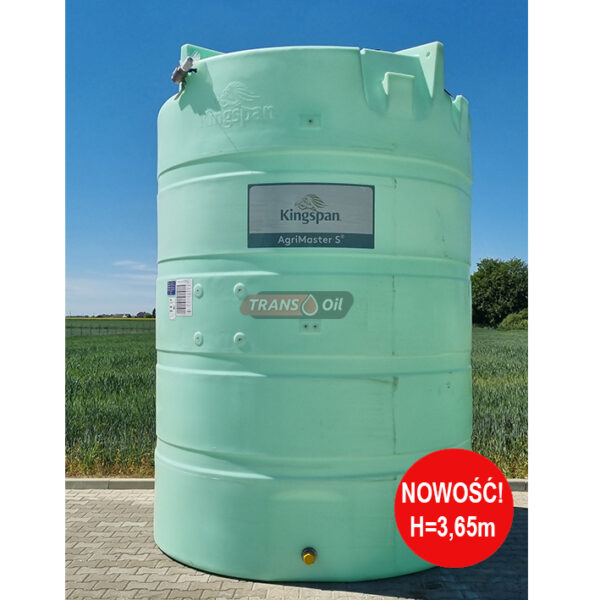 PREMIERA NOWY NISKI Kingspan AgriMaster® 15000L z zaworem 2″ Zbiornik jednopłaszczowy na nawozy płynne